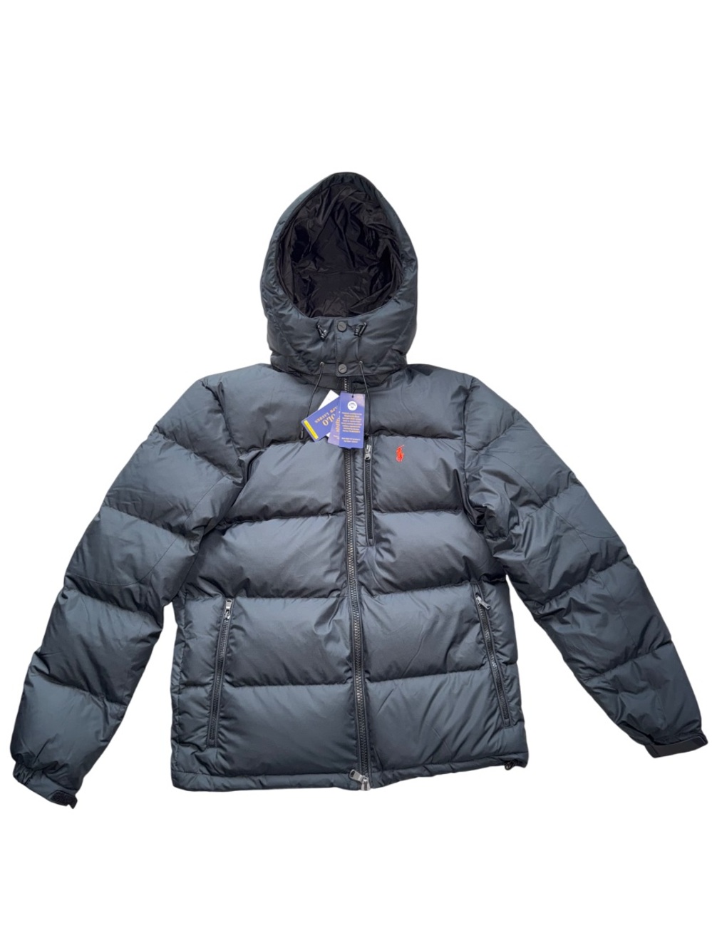 POLO RALPH LAUREN Black 'The Gorham' Down Puffer Jacket